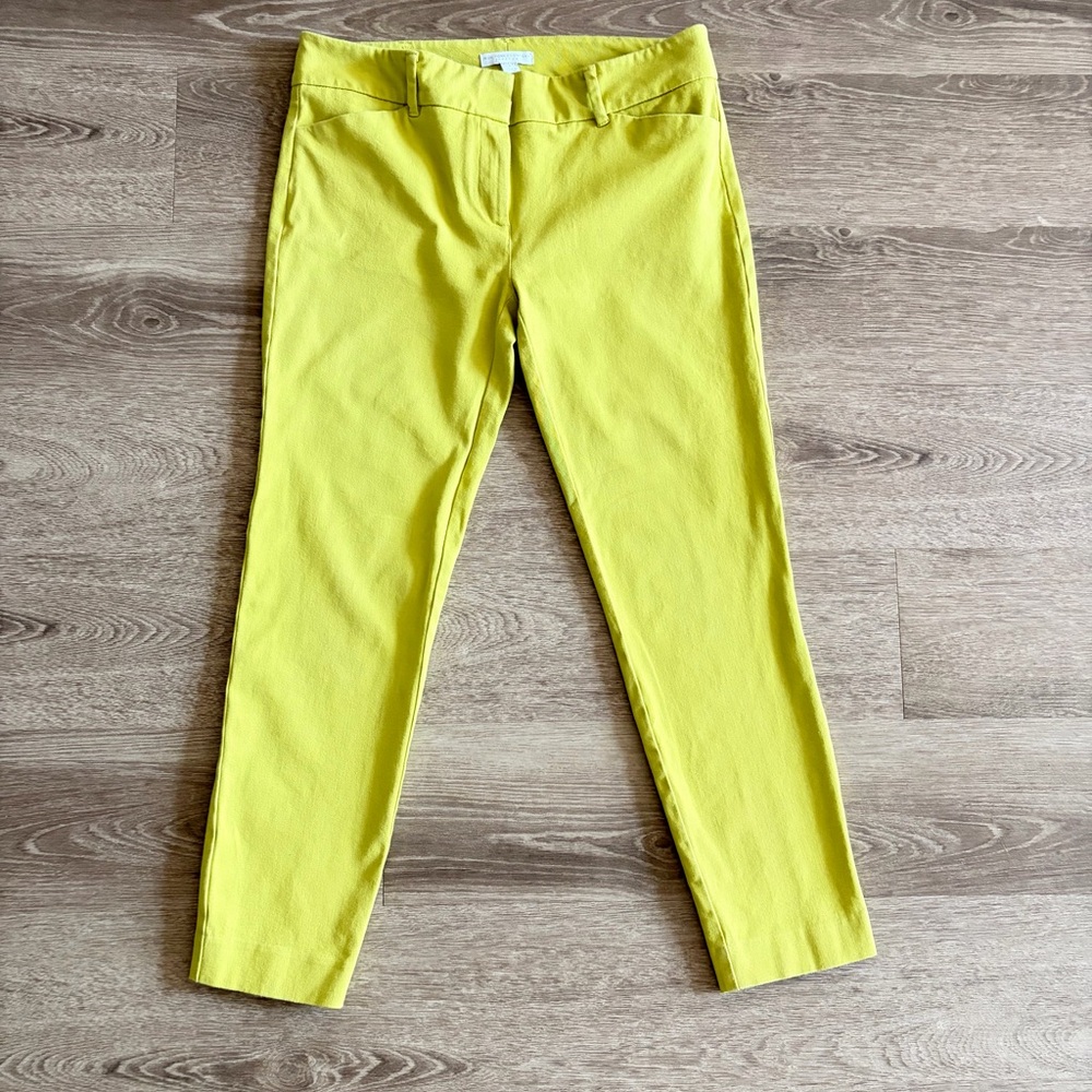 New York & Company Lemon Yellow Trousers
